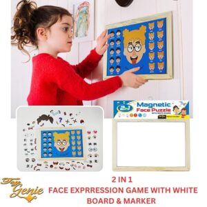 ToyGenie Face Puzzle Expressions Game with Writing Board