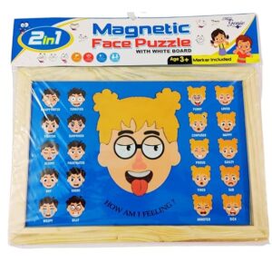 ToyGenie Face Puzzle Expressions Game with Writing Board