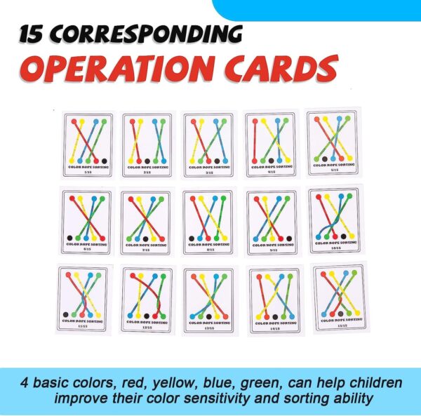 ToyGenie Colour Rope Sorting Mind Game - Image 3