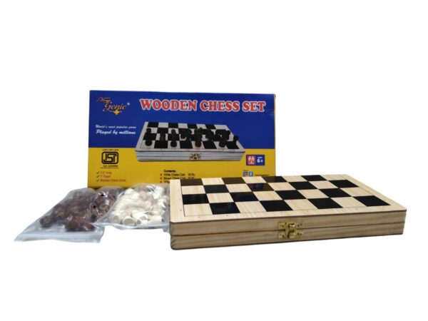 ToyGenie Wooden Chess Board Set