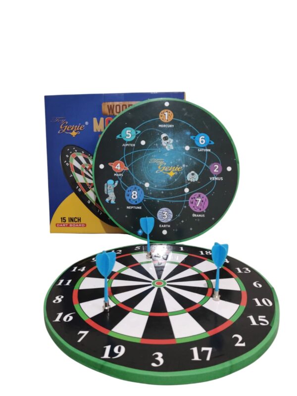 ToyGenie 2-in-1 Basketball and Magnetic Dart Board(big)