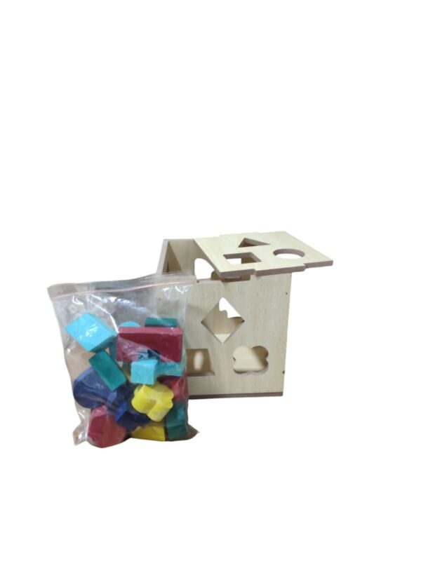 ToyGenie Wooden Shape Sorting Cube - Image 3