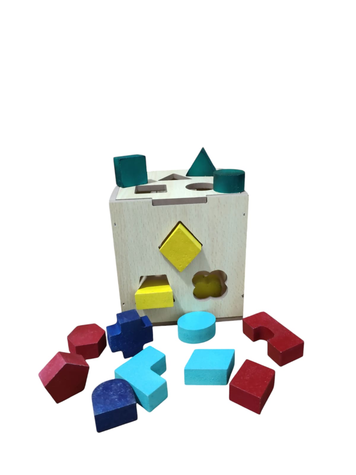 Wooden Shape Soring Cube for kids